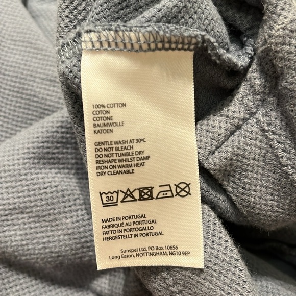 SUNSPEL pale blue cotton polo shirt, size medium - Picture 4 of 9